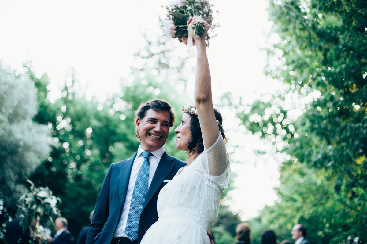 Couple portrait sunset